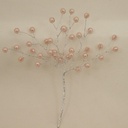 6.75" PEARL BEAD PICK PINK