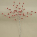 6.5" PEARL BEAD PICK FUCHSIA