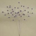 6.5" PEARL BEAD PICK LIGHT PURPLE