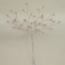 6.5" PEARL BEAD PICK PINK