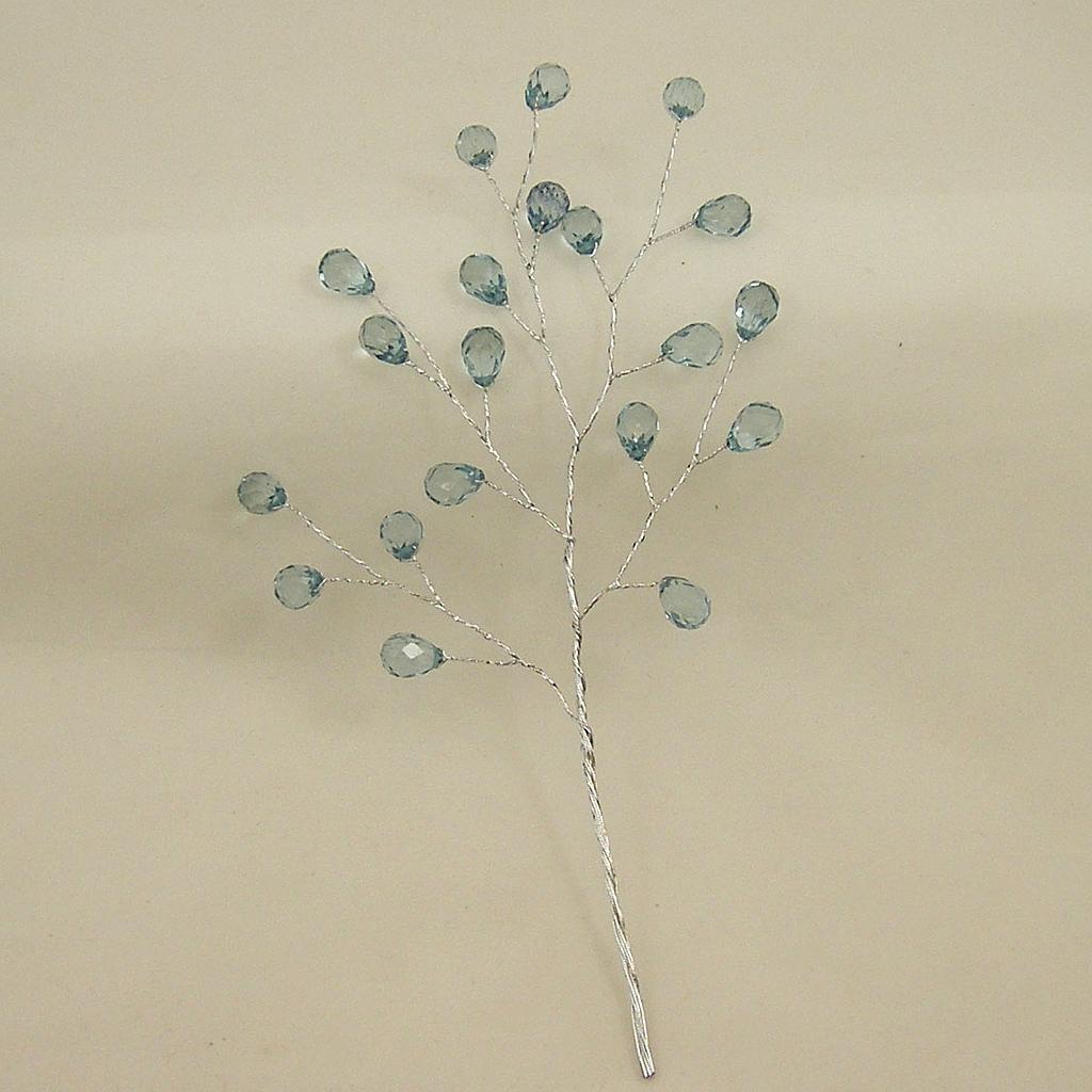 8.5" ACRYLIC BEAD PICK BLUE