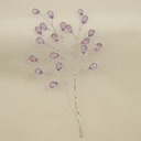 8.5" ACRYLIC BEAD PICK PURPLE