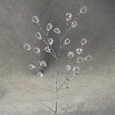 ACRYLIC BEAD PICK 8"  CLEAR