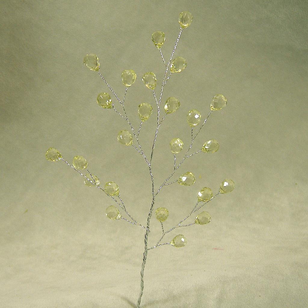 ACRYLIC BEAD PICK 8"  GREEN