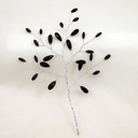 8.5" ACRYLIC PRISM PICK BLACK
