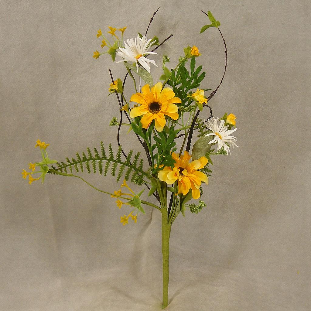 16" DAISY MIX PICK YELLOW/WHITE