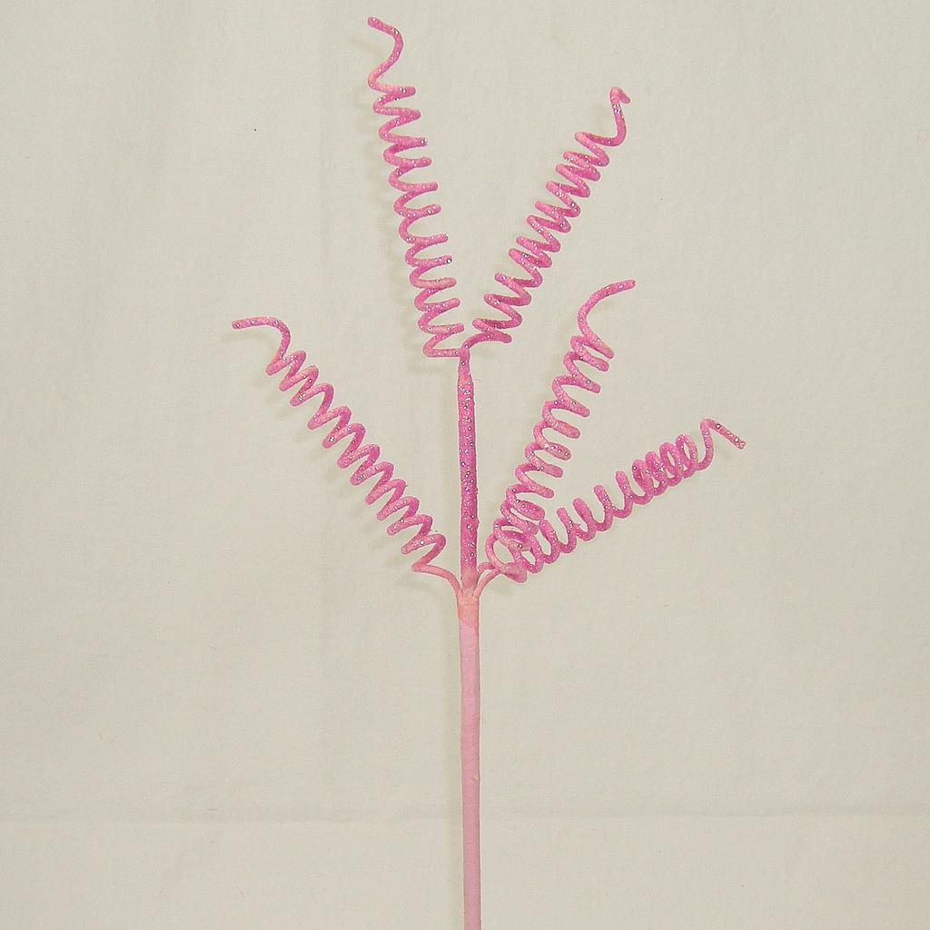SPRING CURLY SPRAY X5 16"  PINK