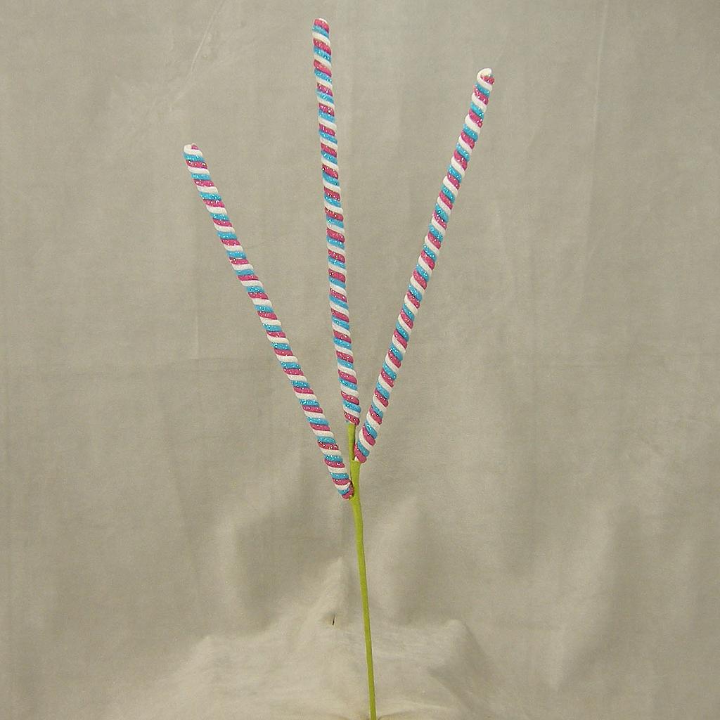 TWISTED SPRAY X3 29"  BLUE/FUCHSIA/WHITE