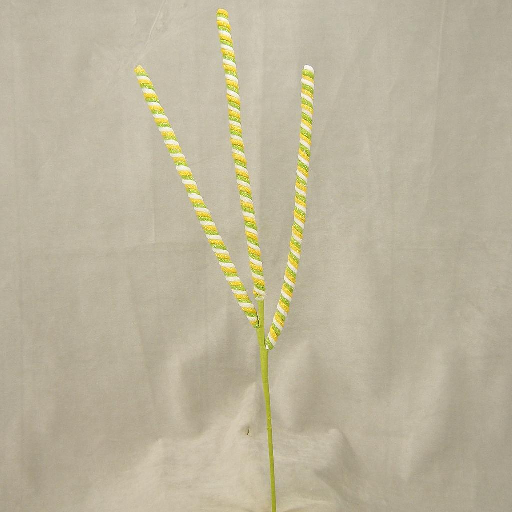 [SA4109-GYW] 29" TWISTED SPRAY X3 GREEN/YELLOW/WHITE
