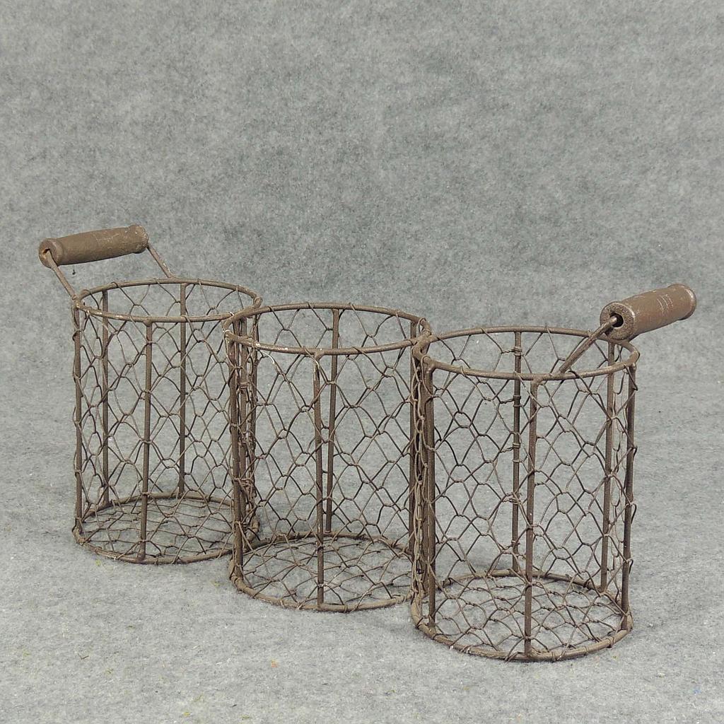 [SA5028-BRN] BASKET WIRE 5.5"Hx13"Lx4.25"W
