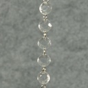 GARLAND 12' FACETED CLEAR JEWEL