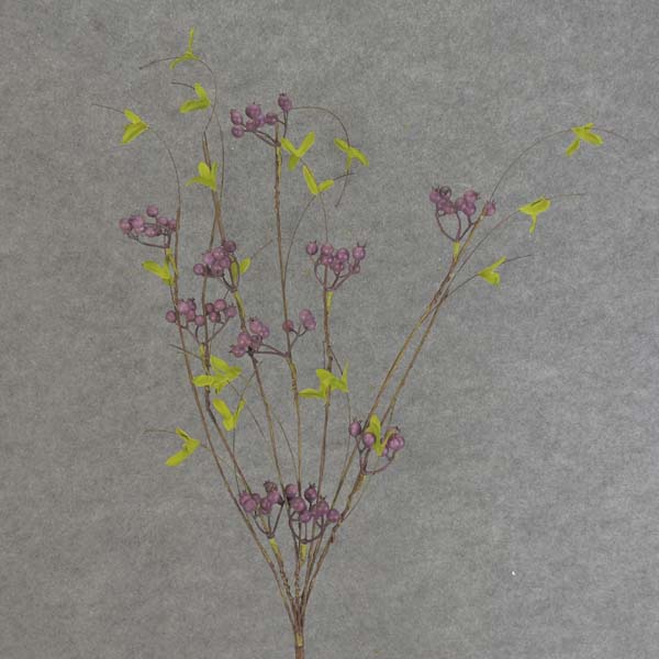 TWIG/BERRY SPRAY X7 32"  PURPLE