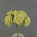 ROSE OPEN BUNDLE X9 10"  GREEN