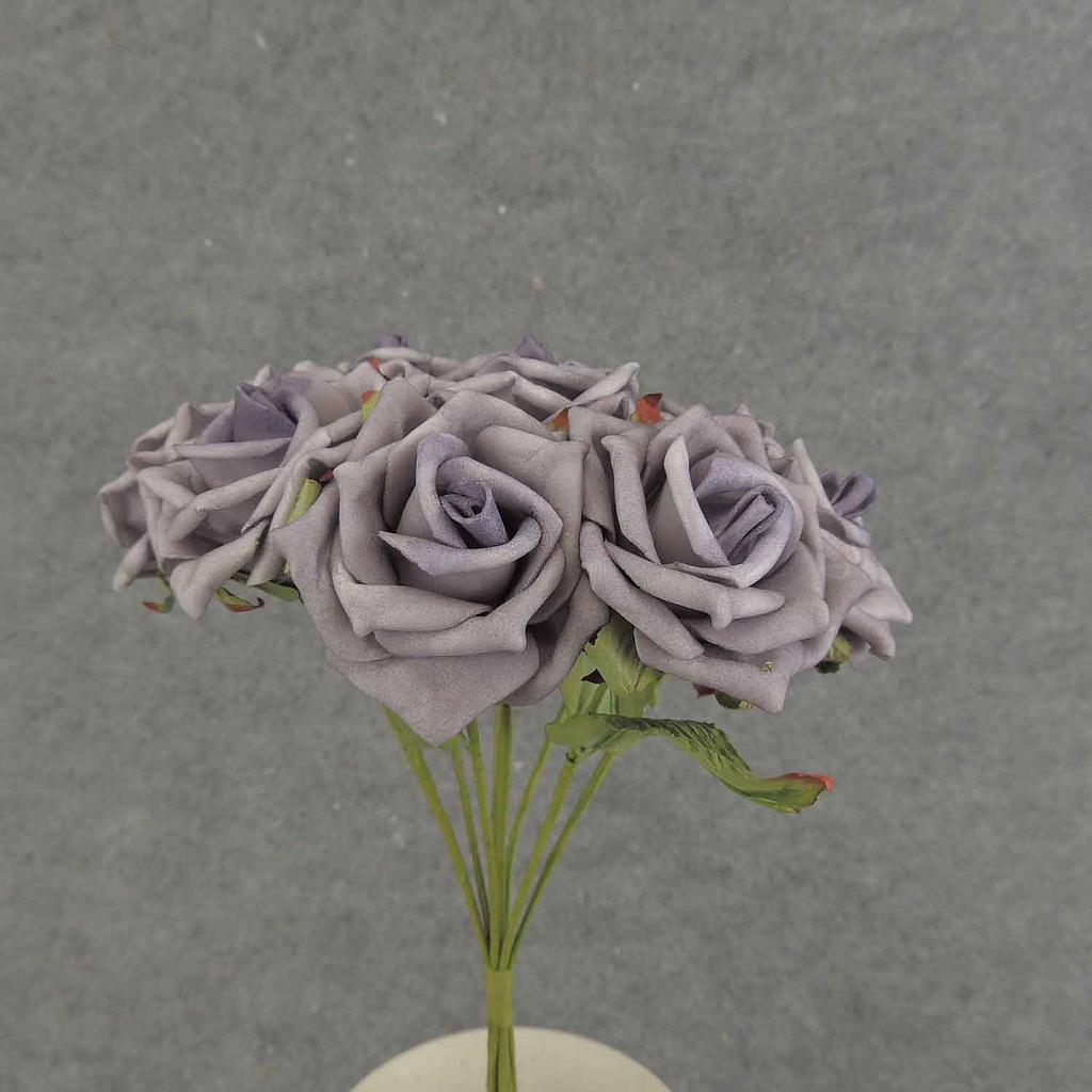 [SA6500-PUR] 10" ROSE OPEN BUNDLE X9 PURPLE