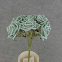 ROSE OPEN BUNDLE X9 10"  TEAL