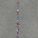54" STAR GARLAND GLIT/TINSEL