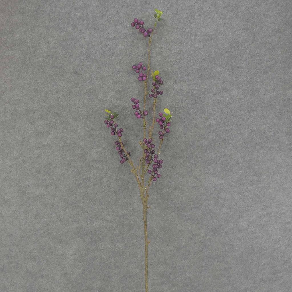 BERRY TWIG SPRAY X3 48"  PURPLE