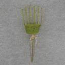 RAKE PLANTER TWIG/MOSS SMALL 8x28"