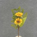 SUNFLOWER/GREENERY PICK X6 17"