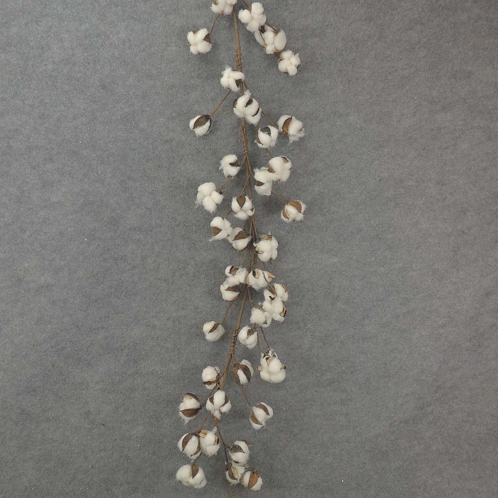 COTTON GARLAND 4' ARTIFICIAL