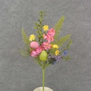 18" MIXED FLOWER & EGG PICK