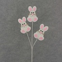 EASTER BUNNY SPRAY X3 23" TALL