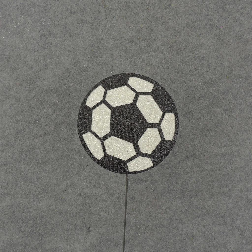 SOCCER BALL 6"dia W/14" PICK (6/BAG)