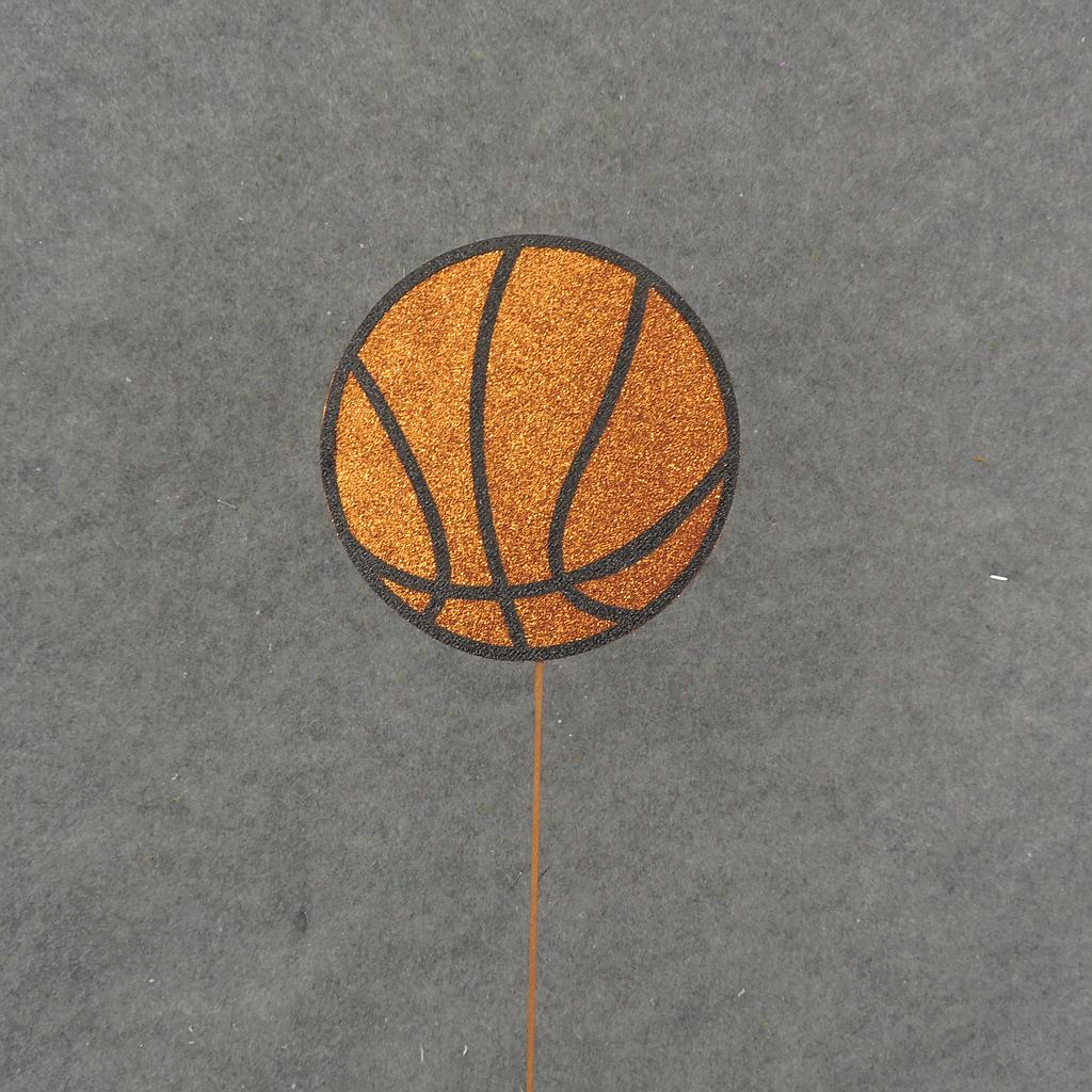 BASKETBALL 6"dia W/14" PICK (6/BAG)