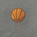 BASKETBALL 6"dia W/14" PICK (6/BAG)