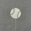 BASEBALL 3.5"d  W/14" PICK (6/BAG) 