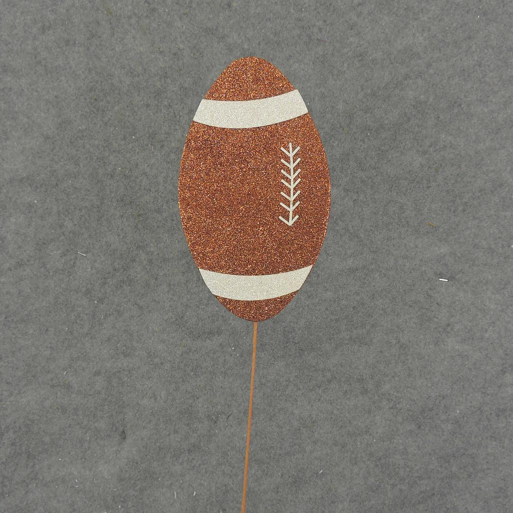 FOOTBALL 5" X 2.75" W/14" PICK (6/BAG) 