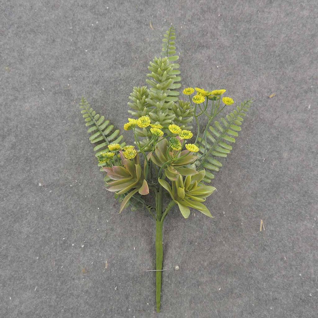 13" FERN/SUCCULENT/QAL PICK