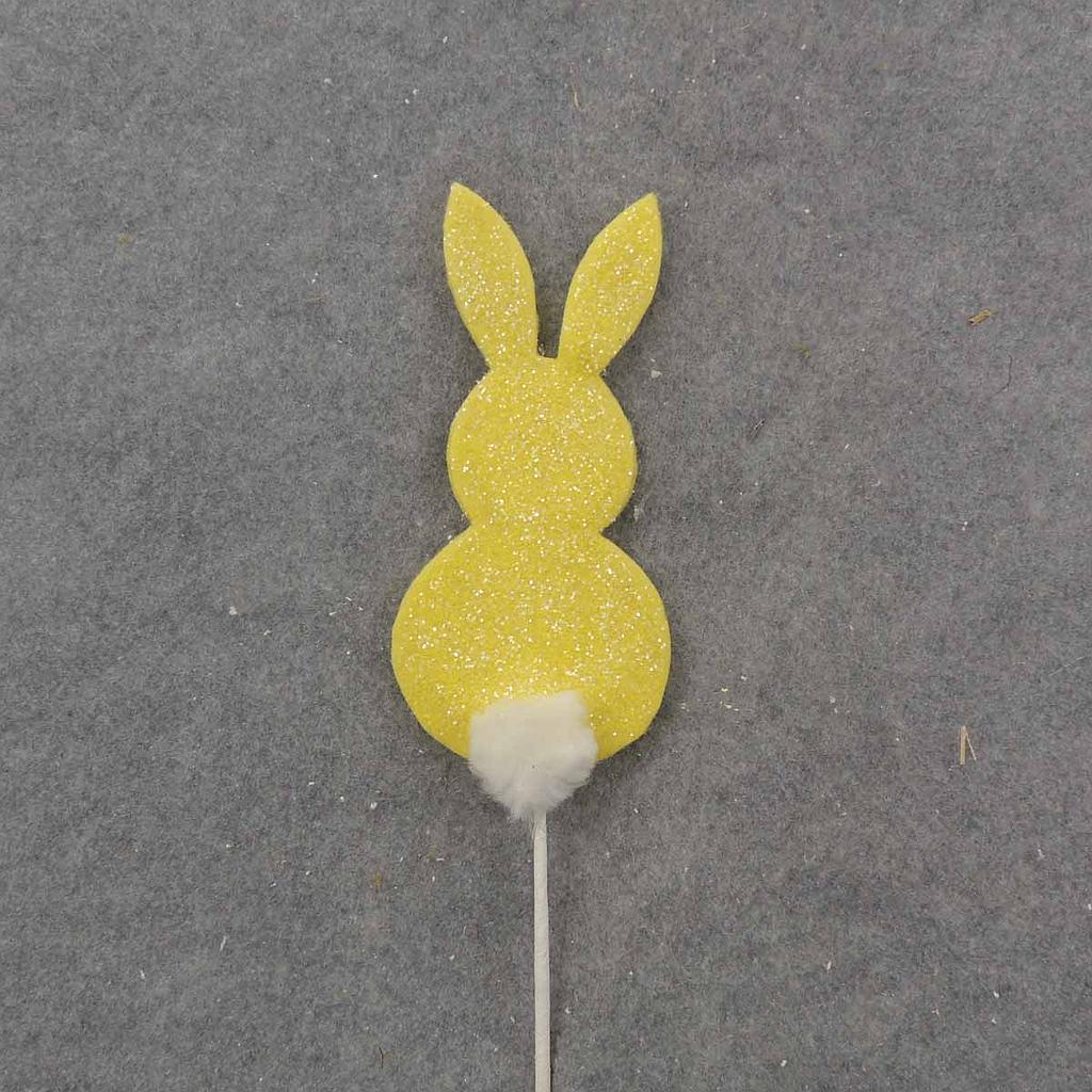 [SA9007] 18" BUNNY PICK YELLOW/WHITE
