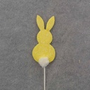 18" BUNNY PICK YELLOW/WHITE
