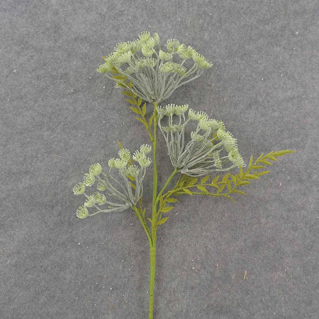 [SA9018-GRN] 26" QUEEN ANNES LACE STEM GREEN