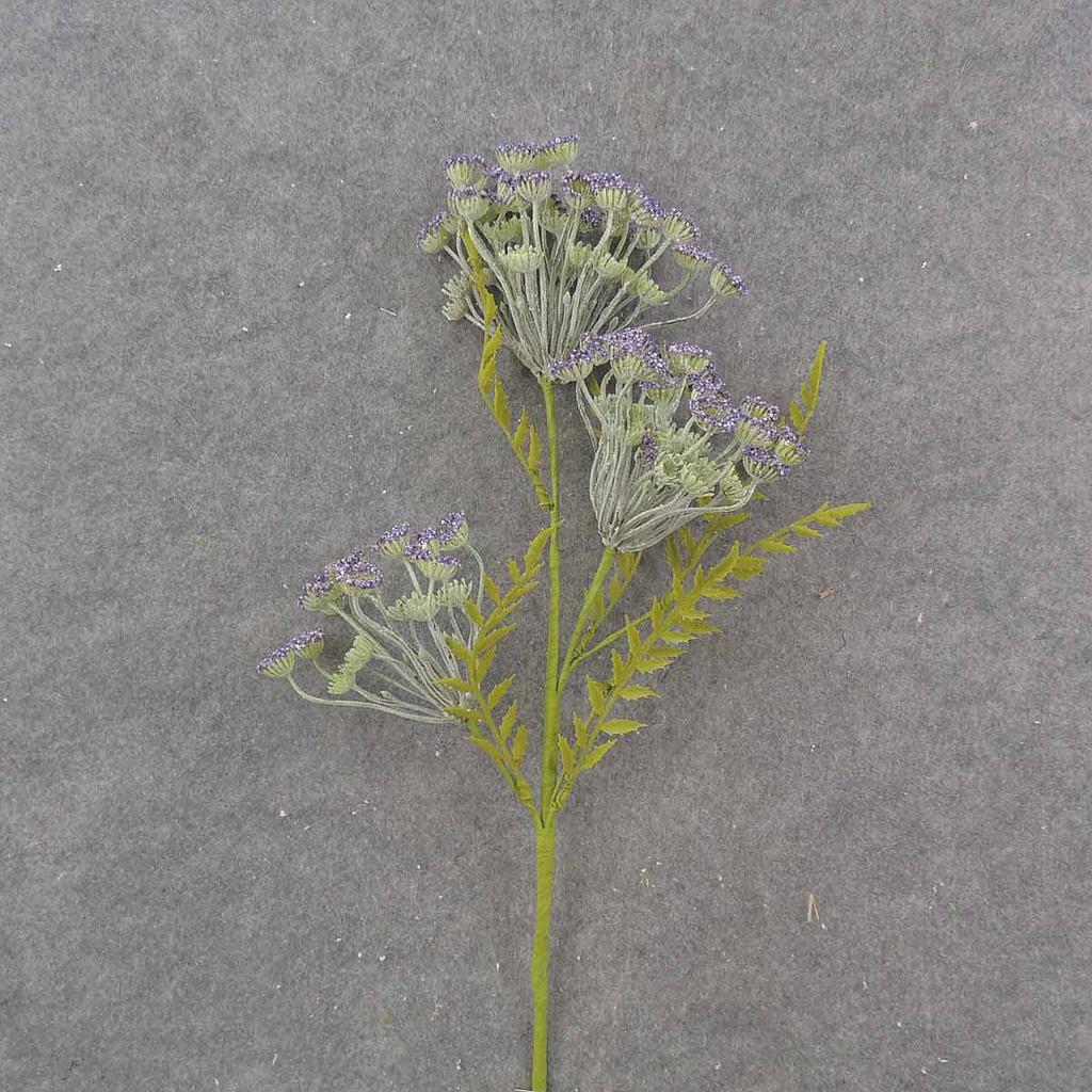 [SA9018-PUR] 26" QUEEN ANNES LACE STEM PURPLE