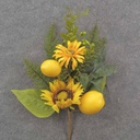 20" SUNFLOWER/LEMON SPRAY