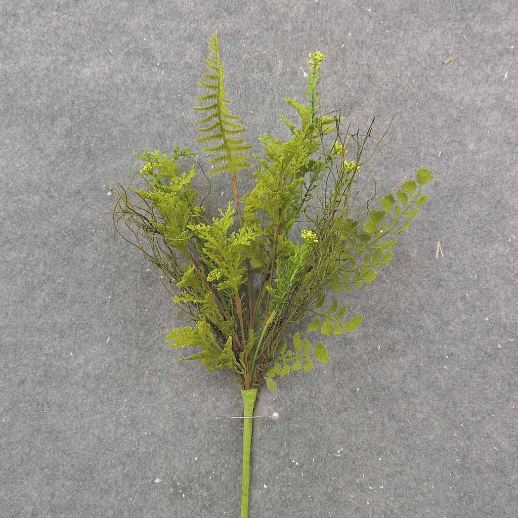 FOLIAGE/TWIG PICK 13" W/MOSS 