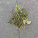 12" MIXED FOLIAGE/PINE PICK W/MOSS