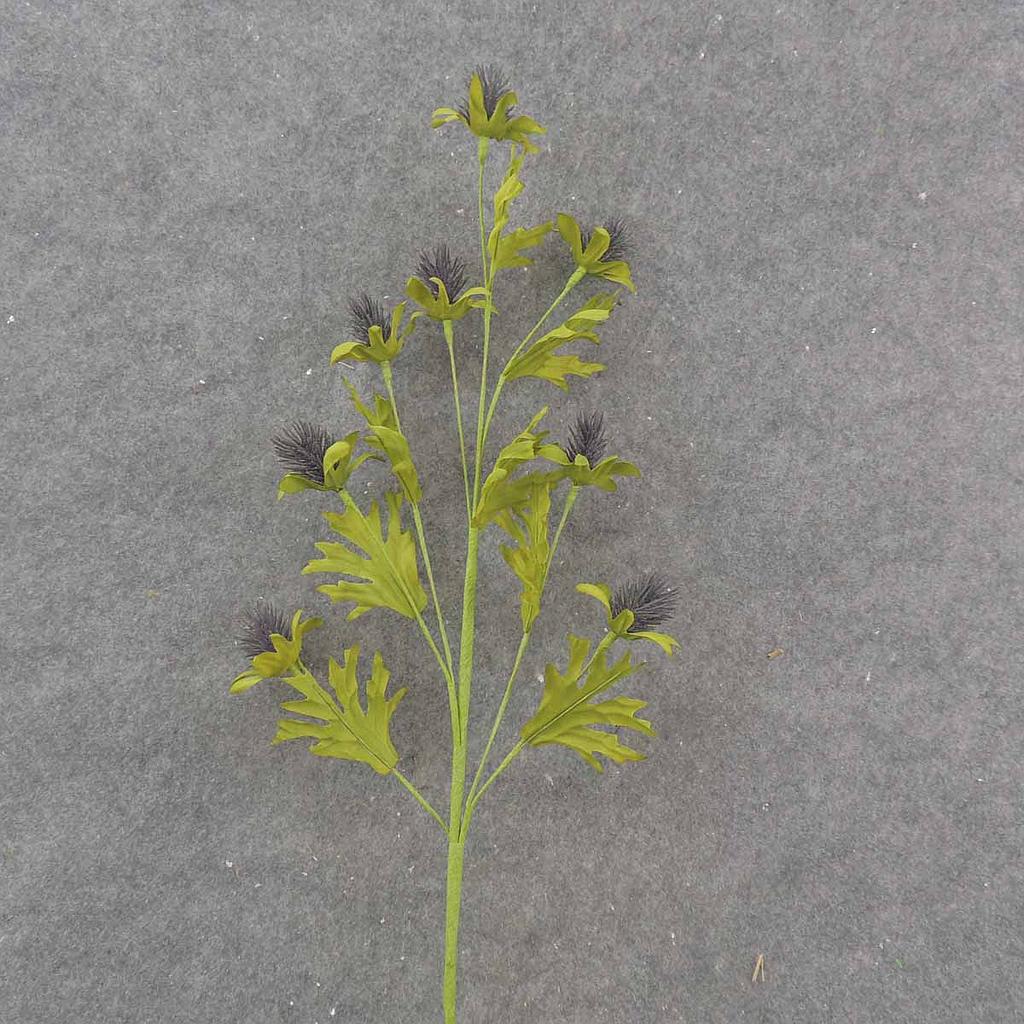 THISTLE SPRAY X8 28" PURPLE HANDWRAPPED