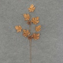 OAK LEAF SPRAY W/CONES X3 28"  BRONZE