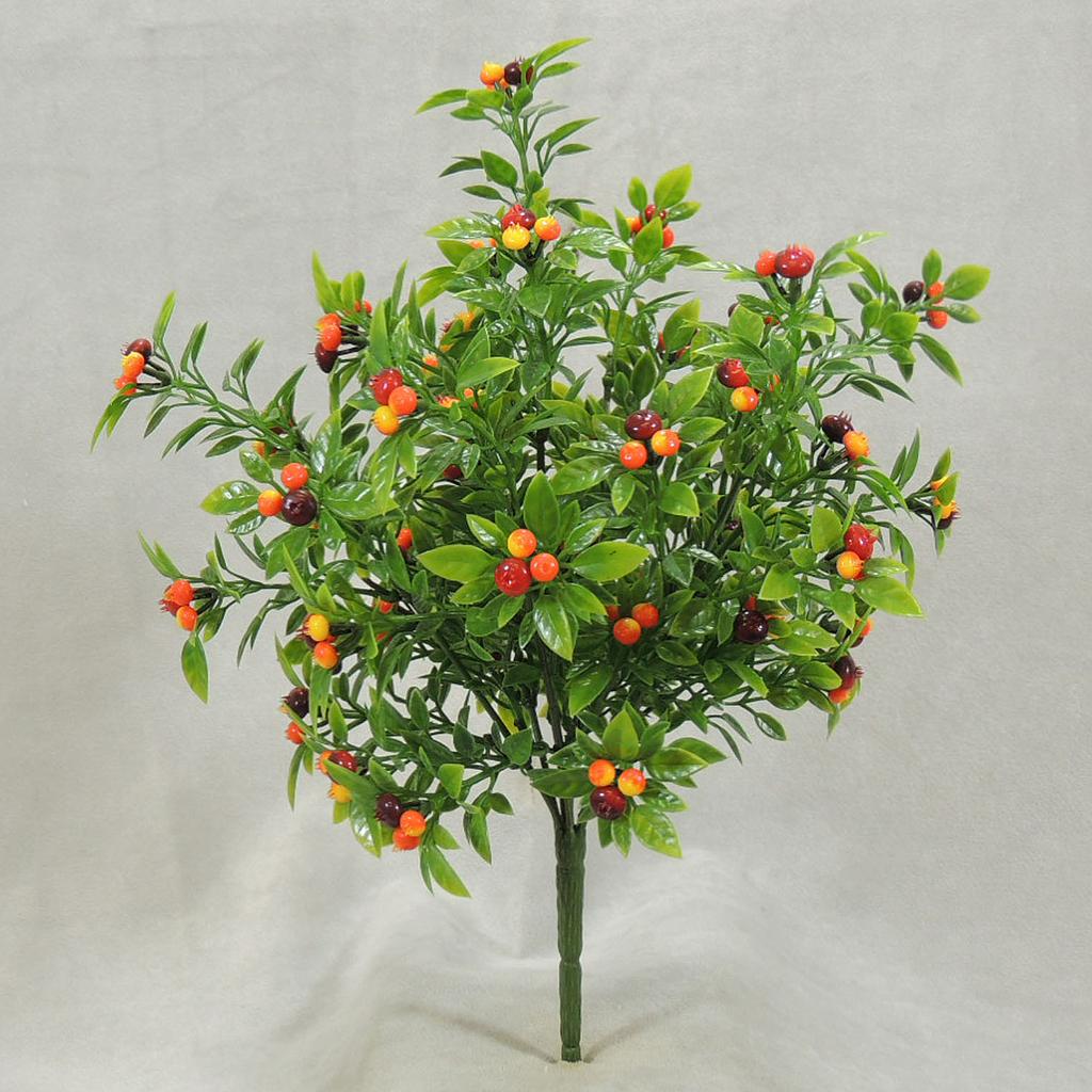 [SB327-RDO] BERRY SWEET PEA BUSH X7  RED/ORANGE