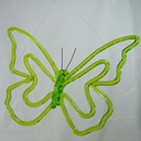 10" BUTTERFLY HANGING GREEN