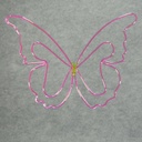 24" BUTTERFLY HANGING BEAUTY
