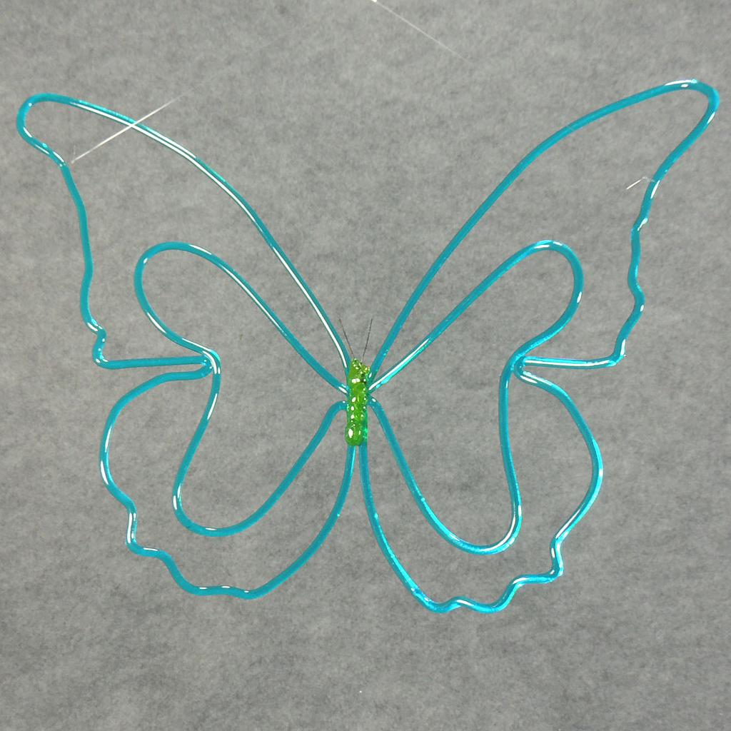 BUTTERFLY 24" HANGING  BLUE