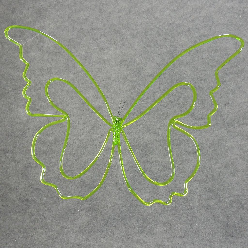 [SB342-GRN] 24" BUTTERFLY HANGING GREEN