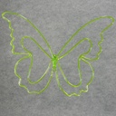 24" BUTTERFLY HANGING GREEN
