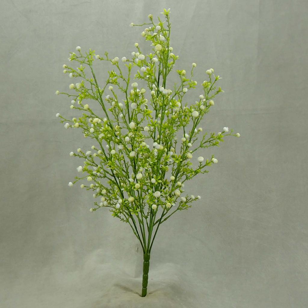 20" STAR FLOWER BERRY BUSH PLASTIC