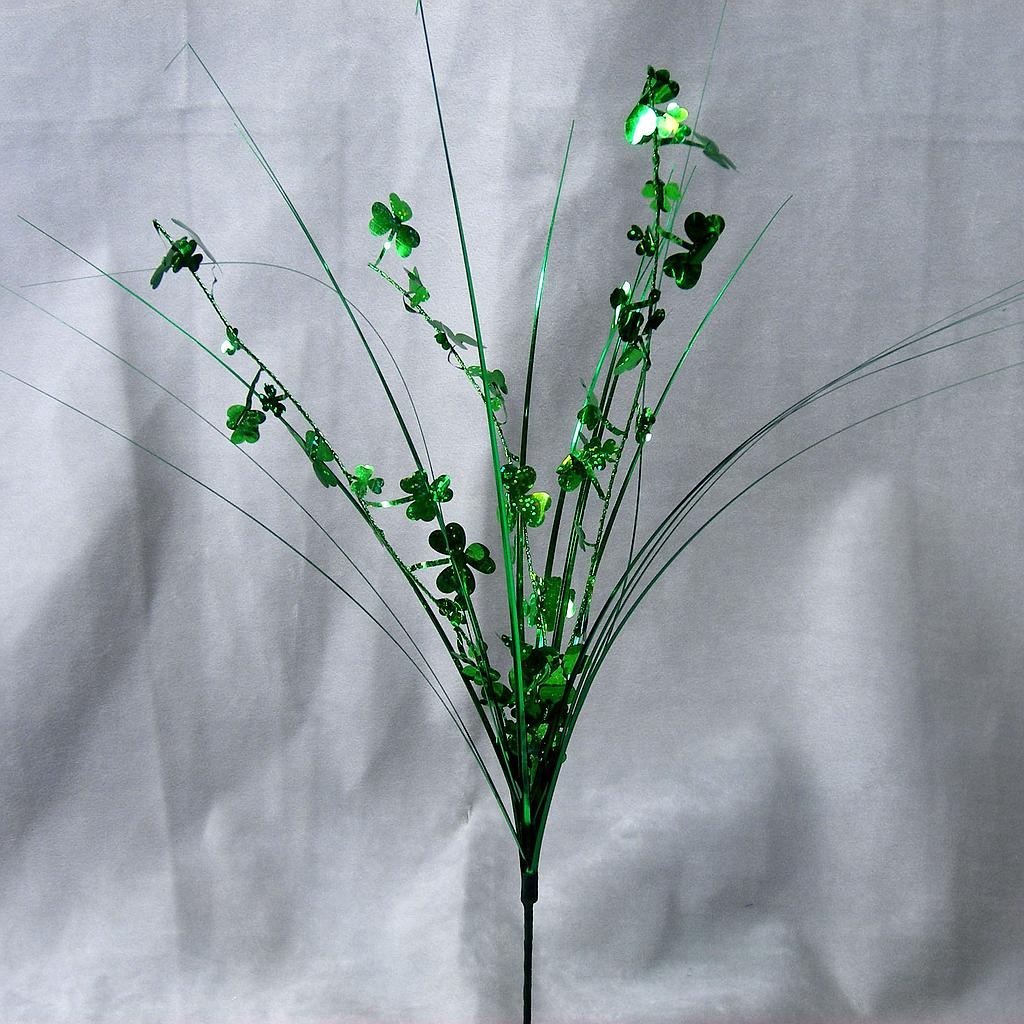 18" SHAMROCK/ONION GRASS SPRAY (1 DZ/BAG)