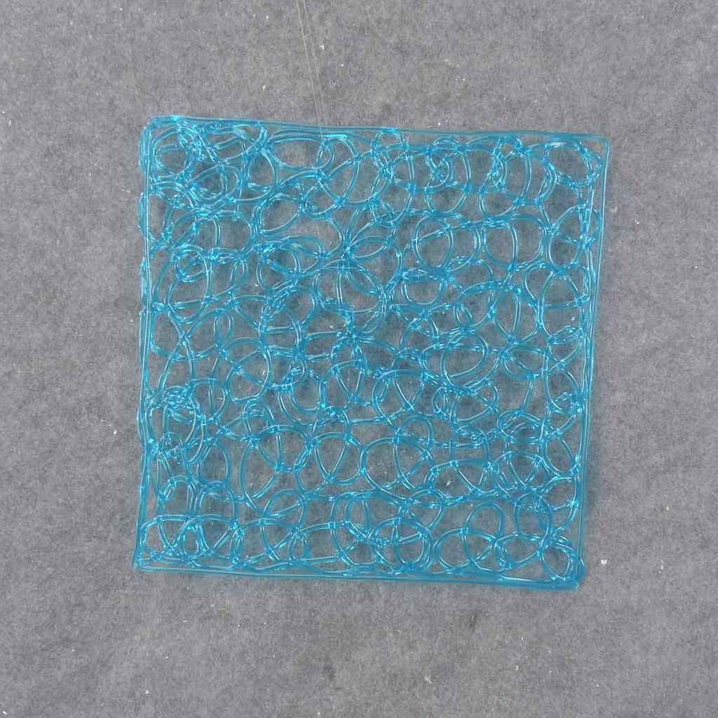 DISPLAY SQUARE 12" X 12" BLUE